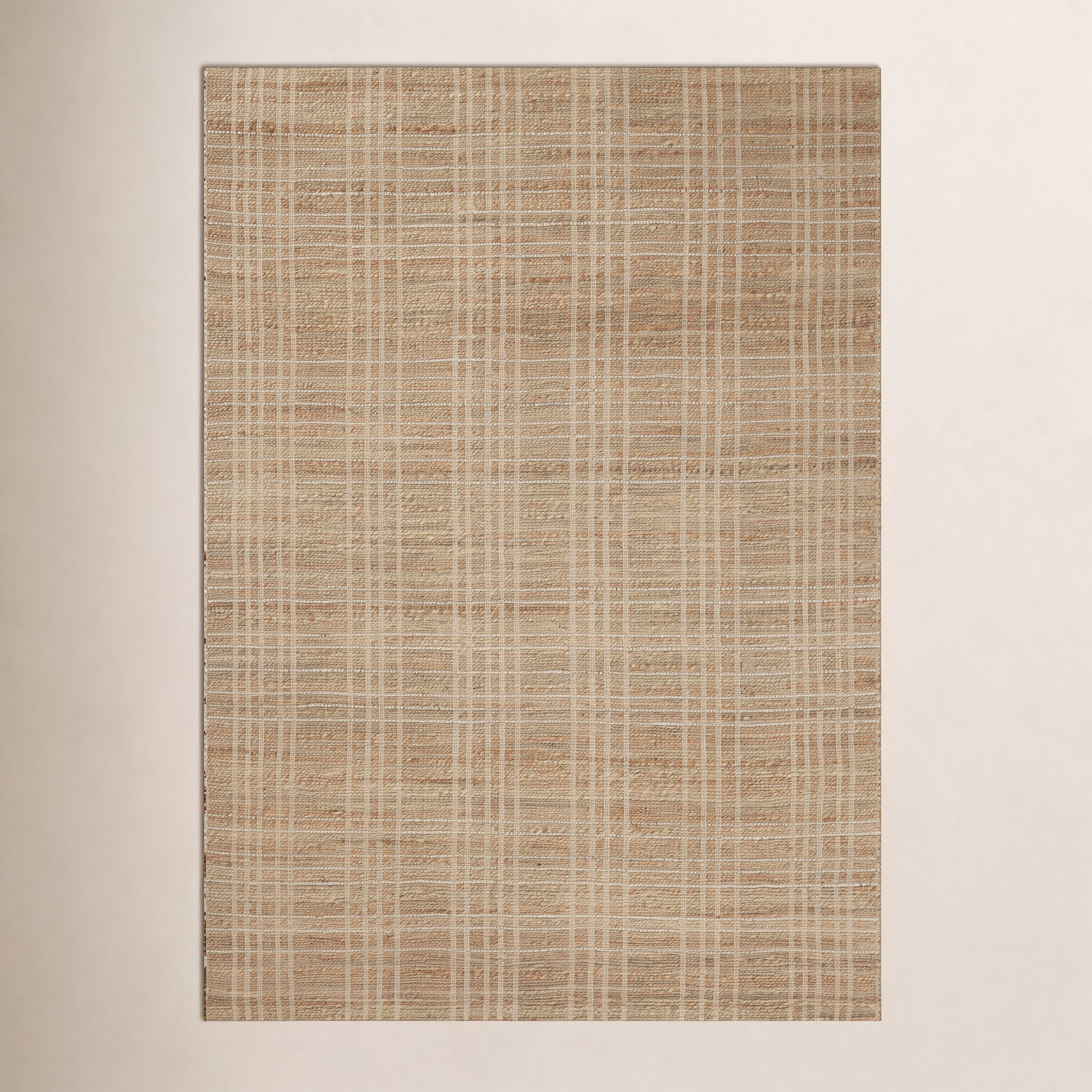 Judy Natural / Cream Area Rug, Rectangle 5' x 7'6"
