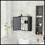 Armoire de salle de bain murale avec miroir