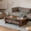 Table de bout en bois de noyer noir-110399597