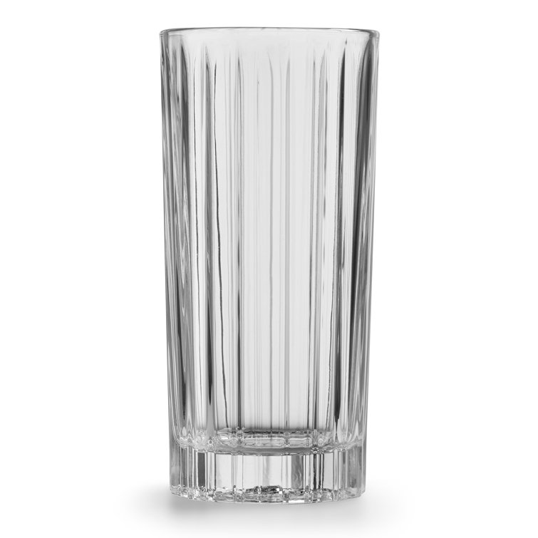 Libbey Flashback Tumbler Glasses, 16-Ounce, Set Of 4