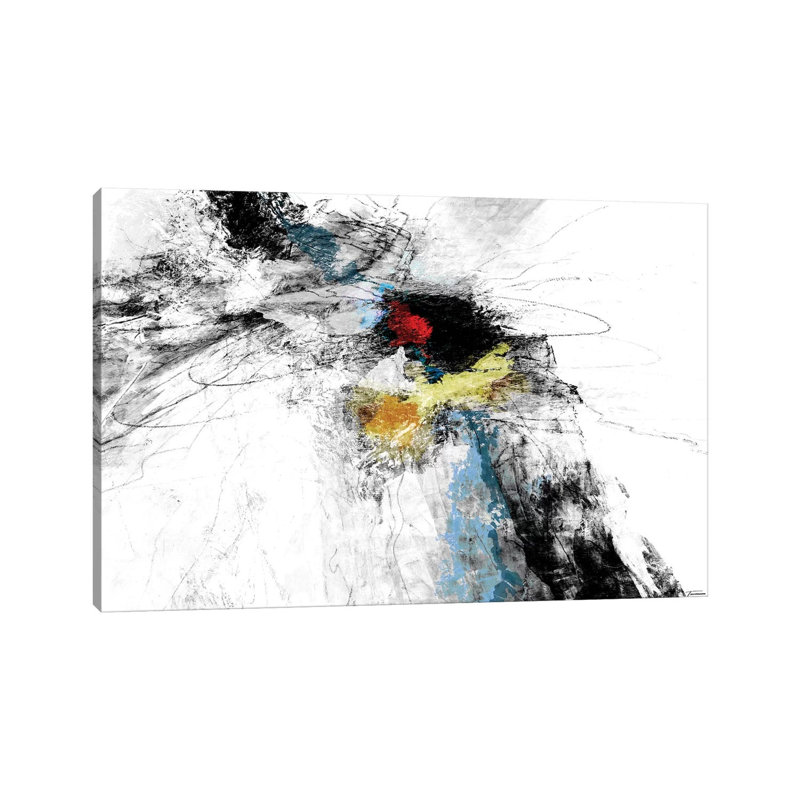 B&W II by Michael Tienhaara - Wrapped Canvas Painting, 20.32 cm H x 30.48 cm W