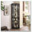 Lighted Corner Curio Cabinet-1930877963