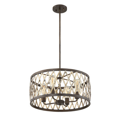 Lustree tambour 4 lumières unique Anakin