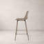 Tabouret de comptoir en plastique AGATA, brun-423887933