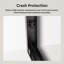 56-60"w X 72"h Semi-frameless Double Sliding Bypass Shower Door, 1/4"(6mm) Sgcc Tempered Glass, Matte Black-128729770