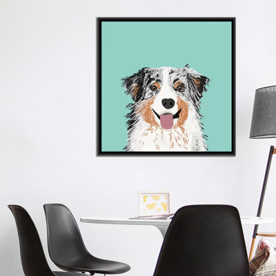 Cat vs Dog " Australian Shepherd II " Graphic Art