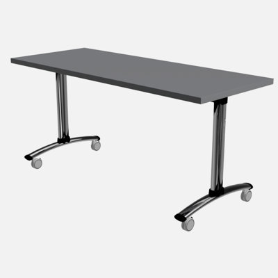 Bercut Rectangle Training Table with Casters