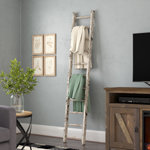 Wood 6 ft Blanket Ladder