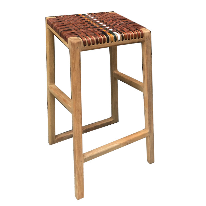 Set of 2 Manders Counter Stool, Brown