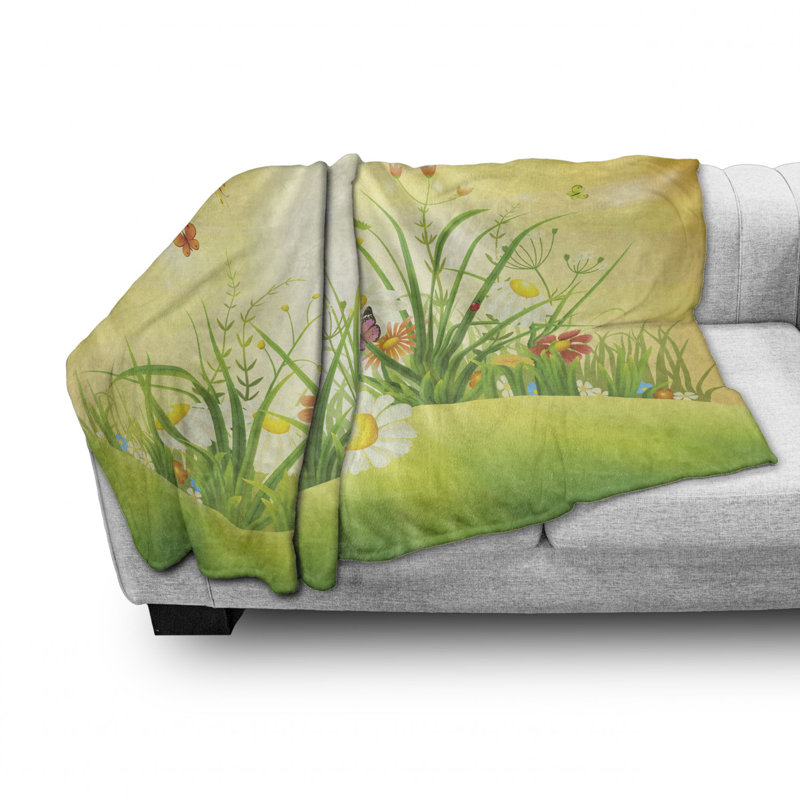 Hand Woven Throw Blanket, 50" W x 60" L
