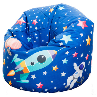 Alfonso Polyester Outdoor Friendly Refillable Bean Bag Chair