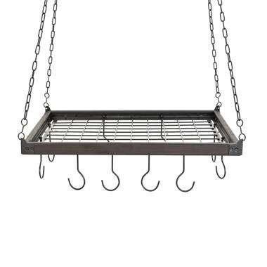 Kinetic Metal Oval Hanging Pot Rack & Reviews