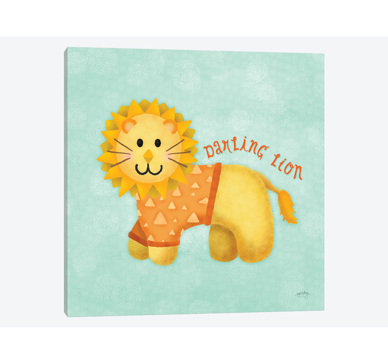 «Baby Safari II», art sur toile, Toile tendue, H 12 po x l 12 po x P 0,75 po