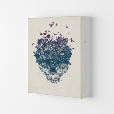 My Head Is A Jungle Skull by Mercedes Lopes Charro - Print