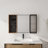 Bathroom Mirror Cabinet with Storage Combination