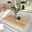 Comptoir Acacia Live Edge Butcher Block, plateau de table en bois massif de 1,5 po d'épaisseur-1722785747-1722785750