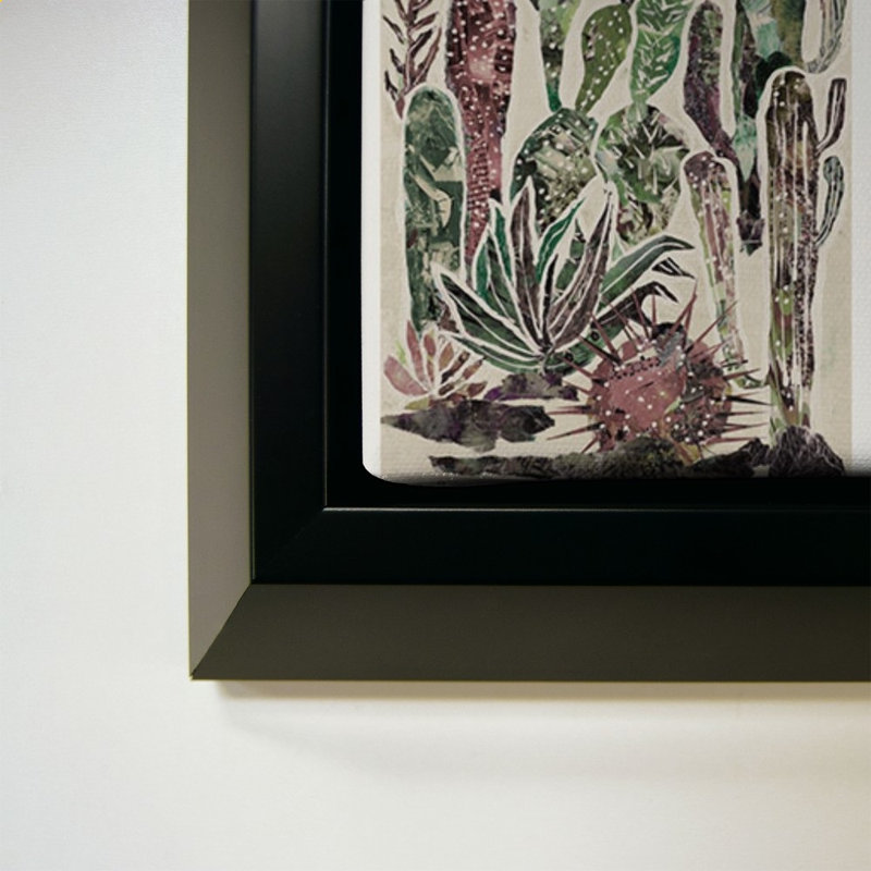 «Desert Garden II» par Gina Ritter - Impression sur toile, 28" H x 28" W, Black