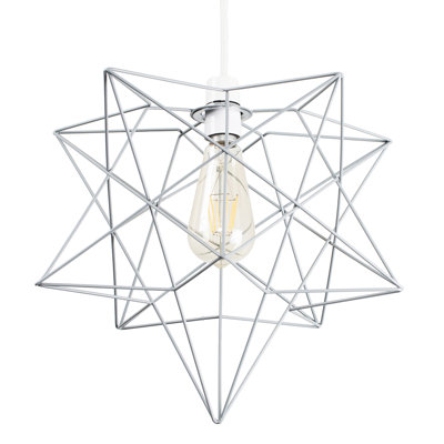 Sadira 29 cm H Novelty Cotton Pendant Shade ( Clip On )