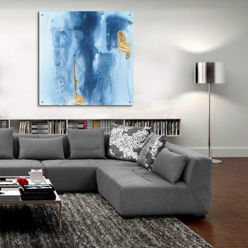 «Glacier II» par Chris Paschke, H 36 po x l 36 po x P 0,2 po