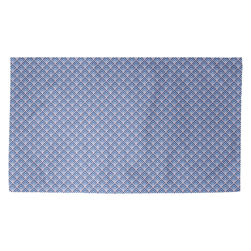 Tapis de porte d’intérieur anti-dérapant Kitterman, Bleu ciel clair, Rectangle 5 pi 2 1/2 po x 7 pi 2 po