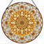 Panneau de vitrail Mandala-373300044