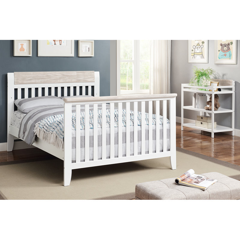 Lit de bébé convertible 4-en-1 Hayes, Blanc