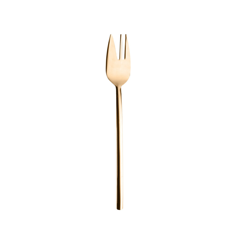 Due Cake Fork - 24 Pieces, Oro