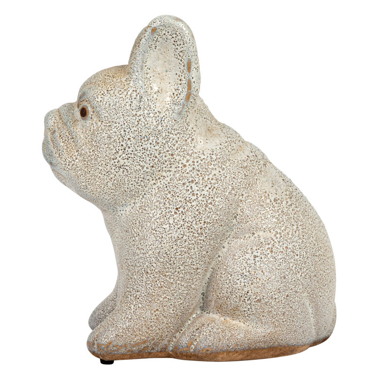 Figurine de bouledogue français Conistanze Terra-Cotta