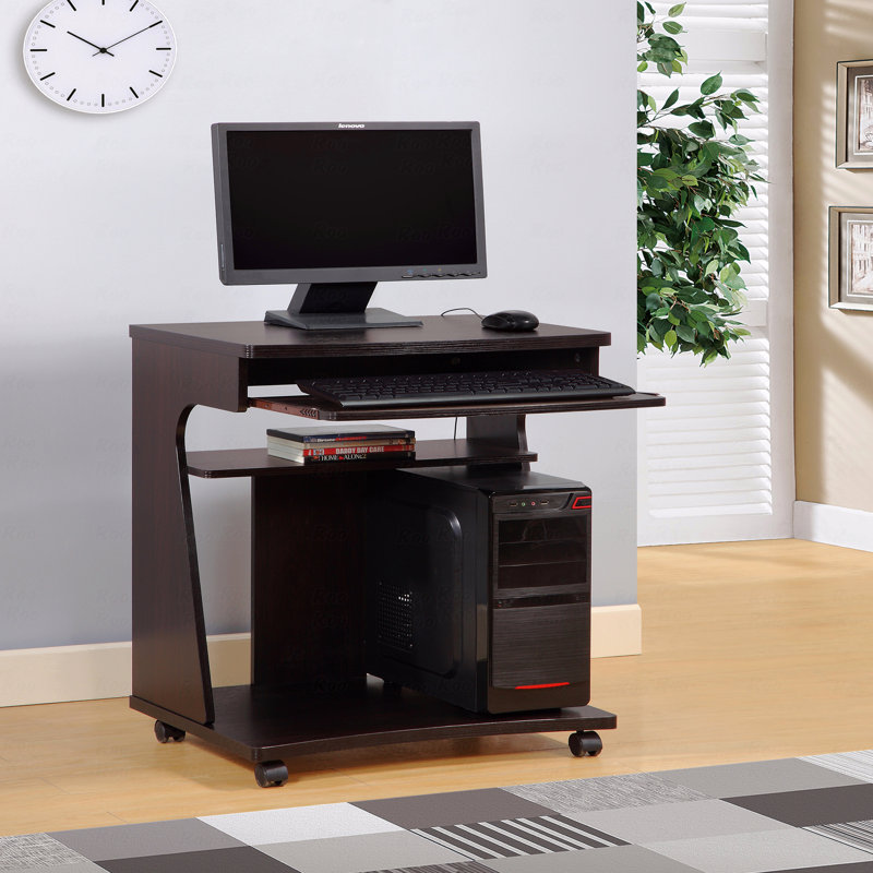 Kitchen Cart Computer Cart One Gliding Shelf Two Shelves