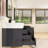 Jessica 84 " W Free Standing Wall Mounted Single Double Single Vanity Bathroom Vanity With Acrylic Top-726806069