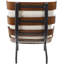 Chaise d'appoint rembourrée Malin-1048834236