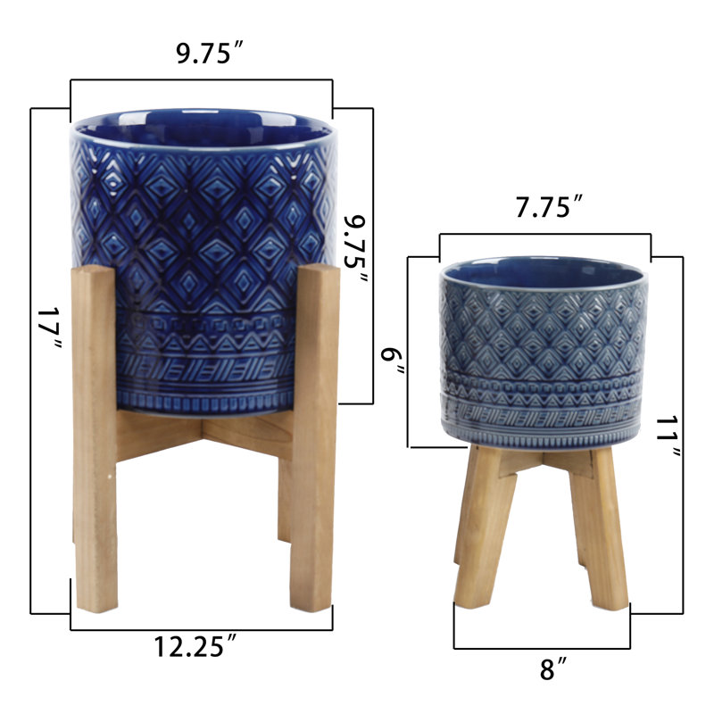 Essex Street Ceramic Pot Planter
