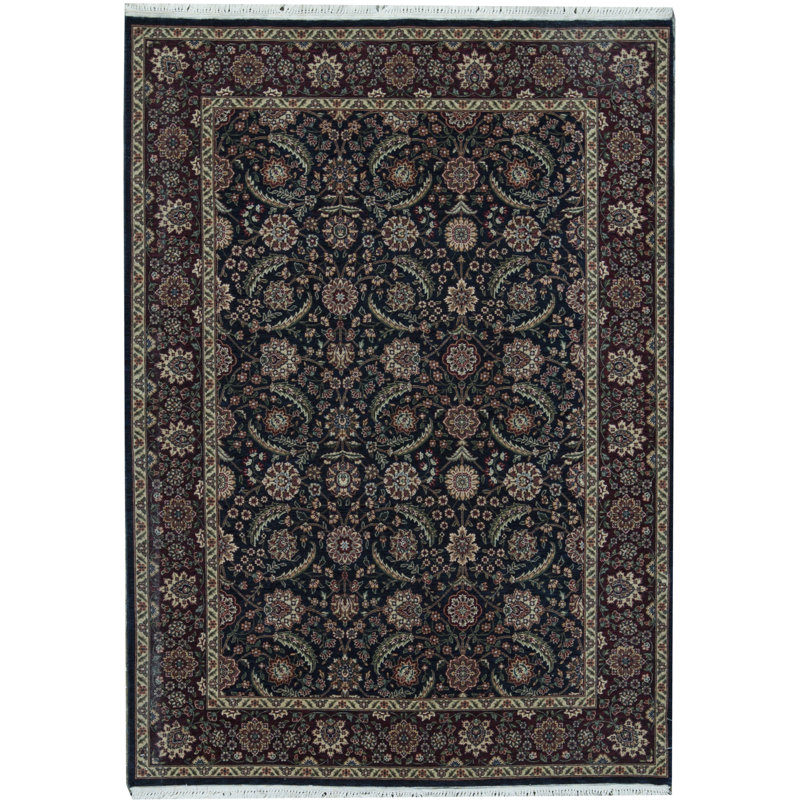 Hand-Knotted High-Quality Brown Area Rug