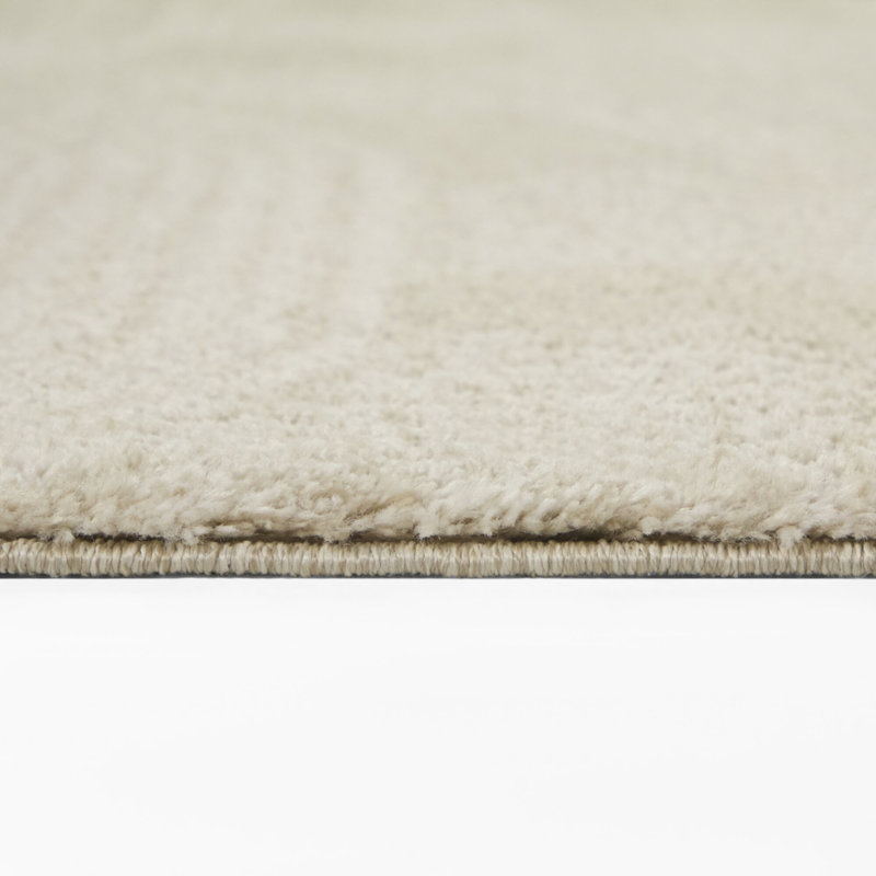 Hadleigh Beige/Cream Art Deco Arches Area Rug, Rectangle 5'3" x 7'