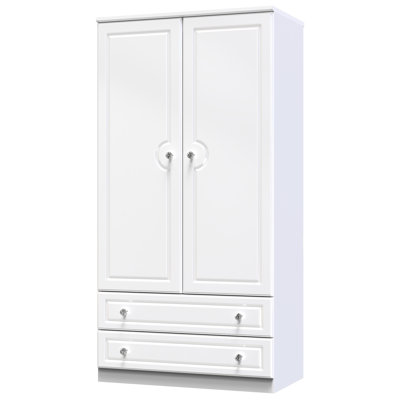 Conover Wide 2 Drawer Double Wardrobe 