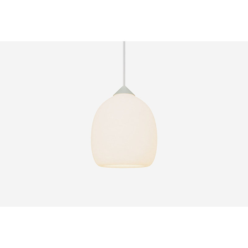 Gulp Pendant Light, Sedona, 18.5'' H x 6.97'' W x 6.97'' D, White