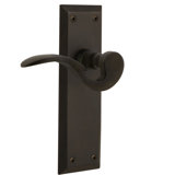 New York Plate Passage (Hall & Closet) with Manor Lever