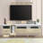 Modern TV With 3 Drawers And Open Shelves, Media Console Table For Tvs Up To 80'', Entertainment Center For Living Room, Color-Matching Design