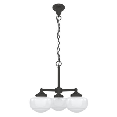 Plafonnier lustre 3 lumières Hunter Saddle Creek