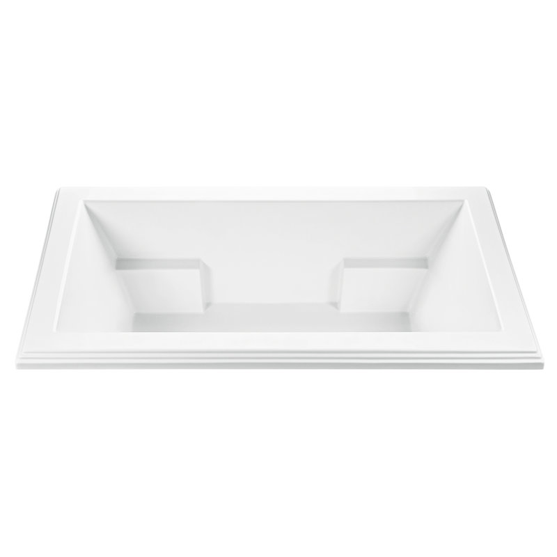 MTI Solutions Undermount Air Bath Tub, White