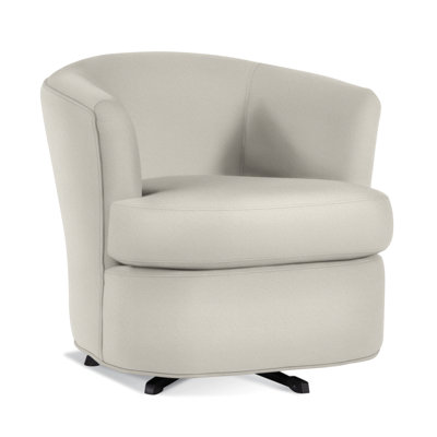 Upholstered Swivel Barrel Chair