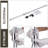 Marjan 52'' Chrome LED Tripod Floor Lamp Set with Outlet
