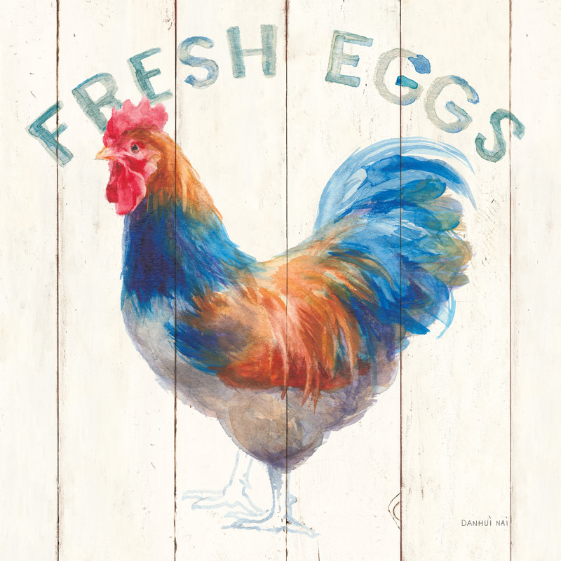 Poule à œufs frais, H 30 po x l 30 po