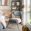 Chaise d'appoint en velours de 25,59 po Luice-87868482