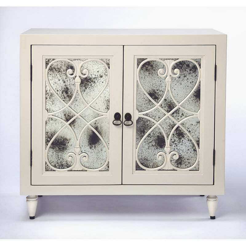Commodore Accent Cabinet, White