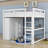 Jayoti Full Size Wood Loft Bed With Wardrobe And Desk, Drawers-140508037