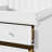 55.1'' W 100% Solid Wood 9-Drawer Changing Table Dresser In White