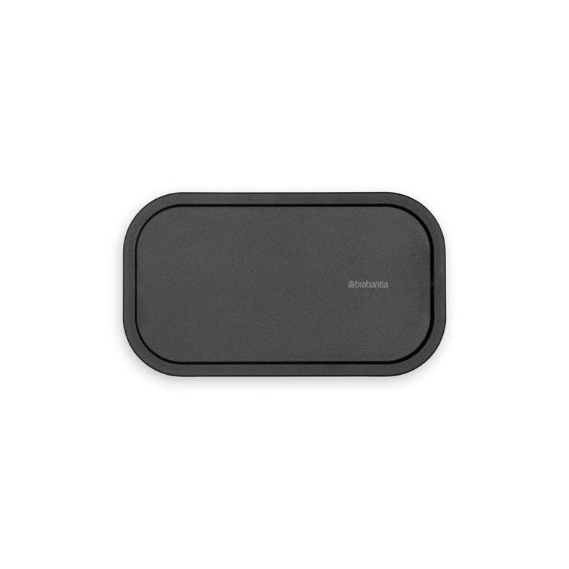 Brabantia MindSet Bathroom Countertop Waste Caddy, Dark Gray