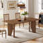 63" Dining Table For 4-6, Farmhouse Rectangular Kitchen Table, Large Dinner Table For Kitchen, Dining Room