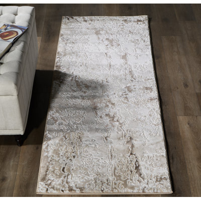 Tapis brun / beige Studebaker